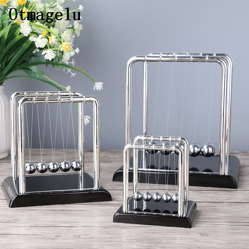 Newton Cradle Large - Newton Pendulum Mini Figurine Miniatures Newton