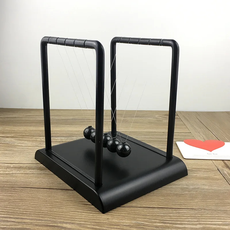 Black Newton Pendulum Generous - Newton Cradle Large 评论和价格