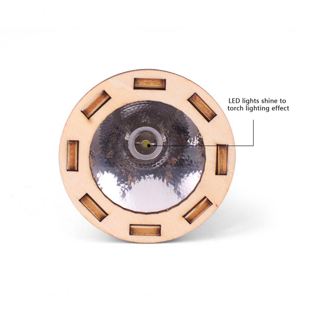 Wooden DIY Flashlight Puzzle K - Science Project Physics 评论和价格