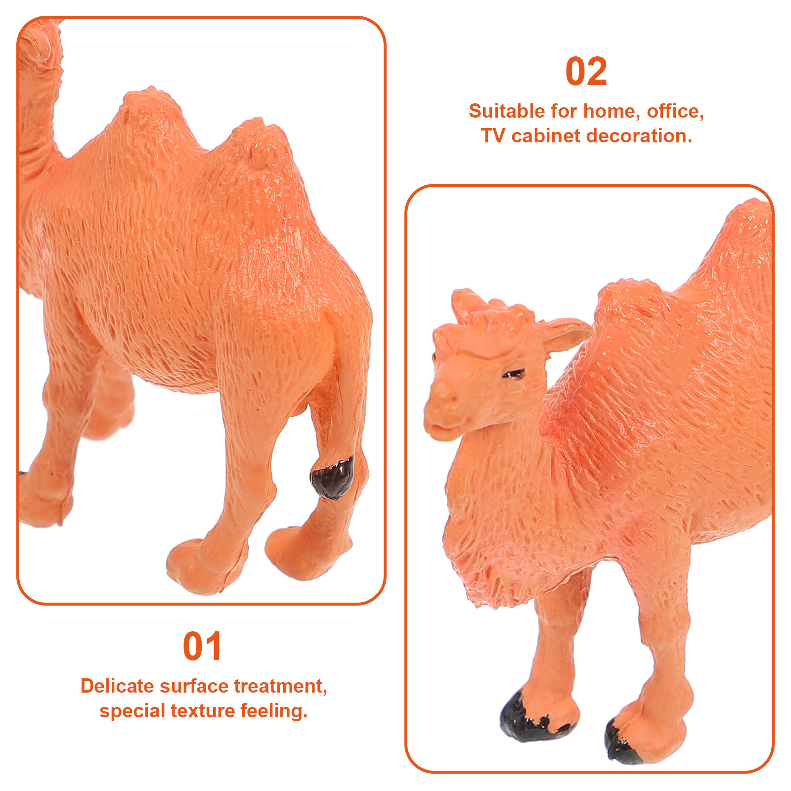 4Pcs Camel Animal Simulation M - Science Nature 评论和价格