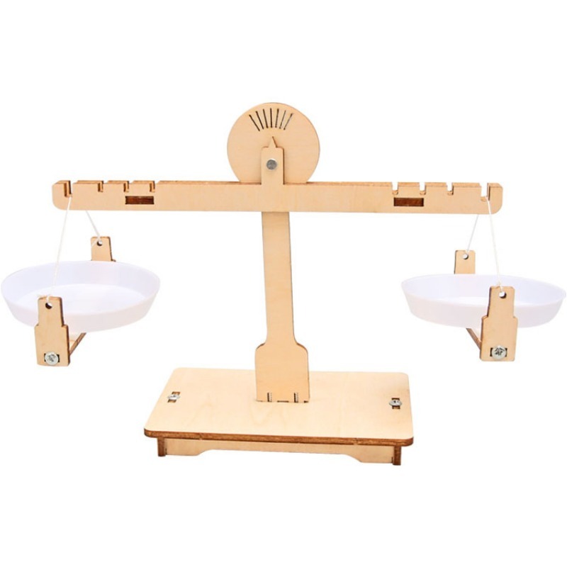 Wooden DIY Balance Scales Asse - Science Project Physics 评论和价格