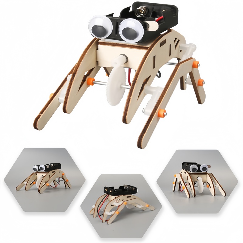 Diy Handmade Walking Spider Ro - Science Robot 评论和价格