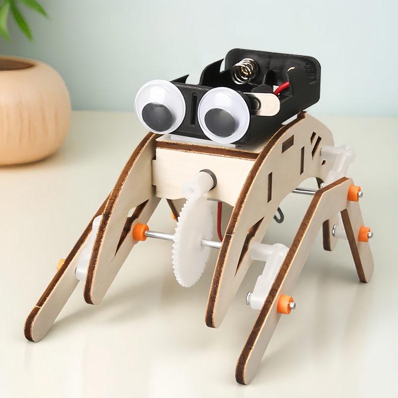 Diy Handmade Walking Spider Ro - Science Robot 评论和价格