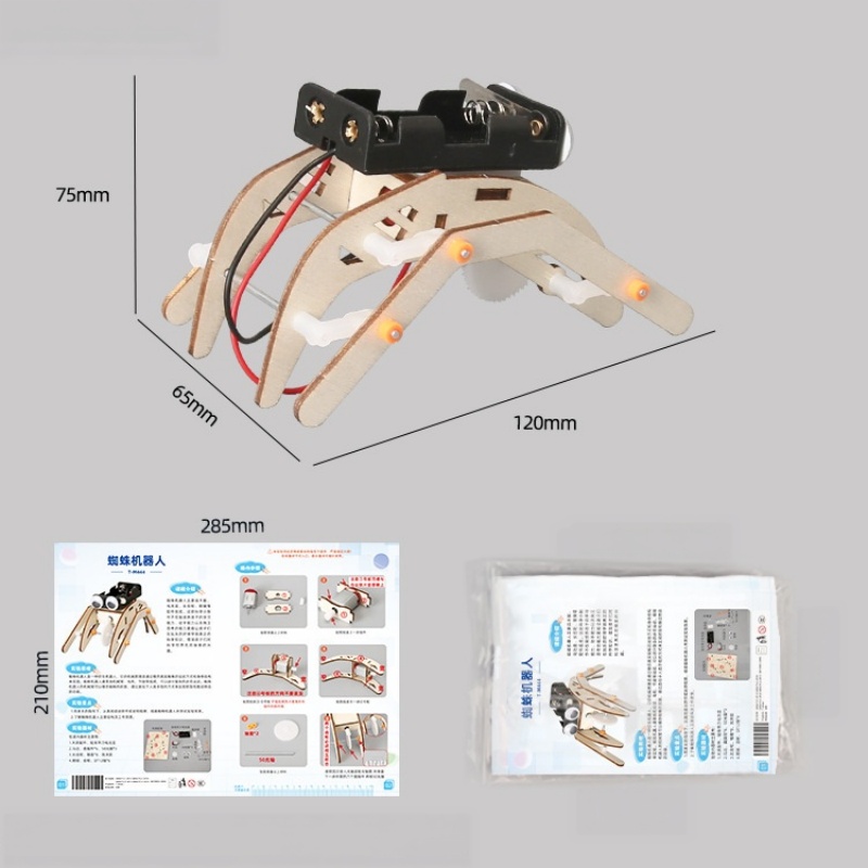 Diy Handmade Walking Spider Ro - Science Robot 评论和价格