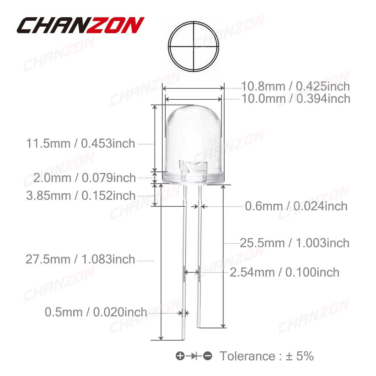 10pcs 10mm IR LED Emitting Dio - Science And Hobby Photos 评论和价格