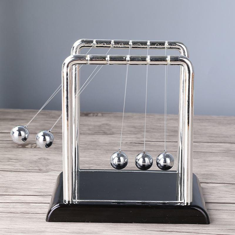 Newton Pendulum Mini Figurine  - Newton Cradle Large 评论和价格
