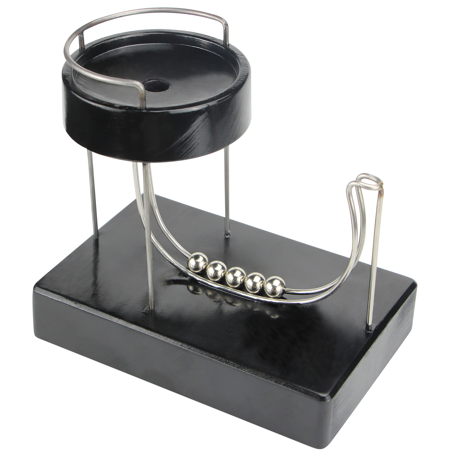 Black Charged Perpetual Plasti - Newton Cradle Large 评论和价格